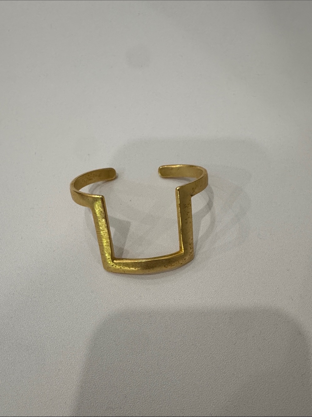 Gold Geometric Open Cuff Bracelet - Women Jewelry